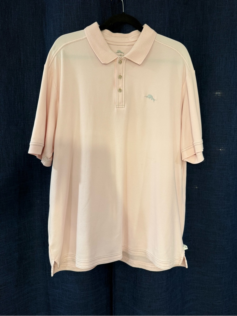 Tommy Bahama Pale Pink Short Sleeve Polo